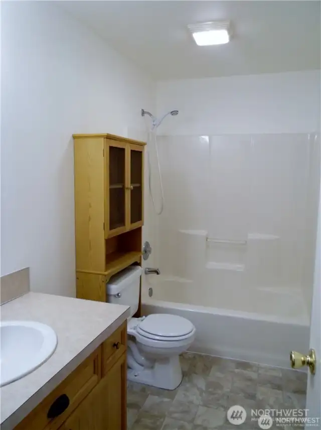 Full Bath Attached to Bedroom One