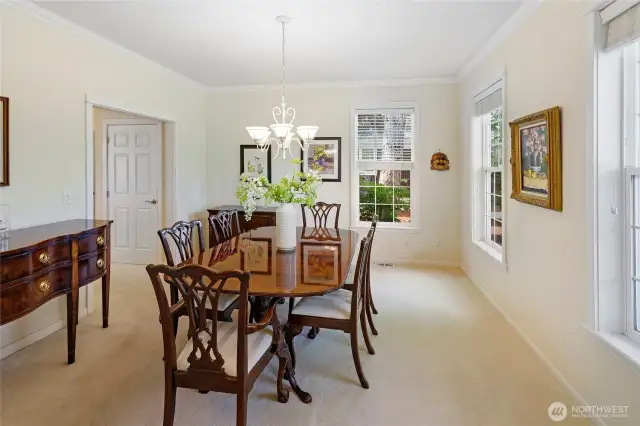 Dining Room Looking In from Grand Entry Staircase