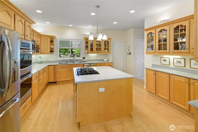 Kitchen Looking In from Breakfast Nook