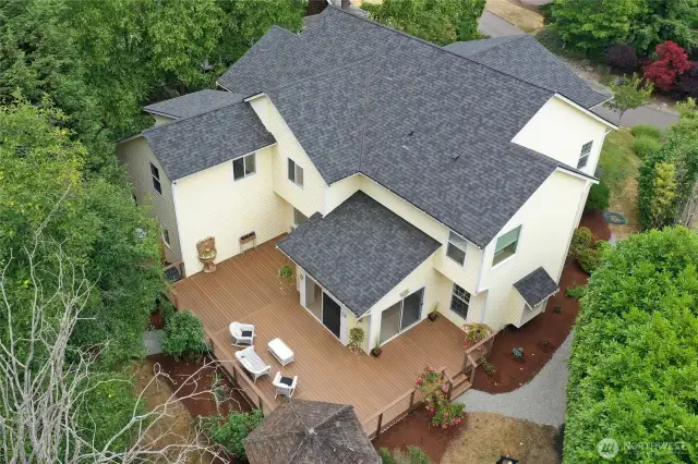 Aerial view of Entertainment Deck
