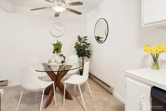 Perfect spot to eat and entertain.