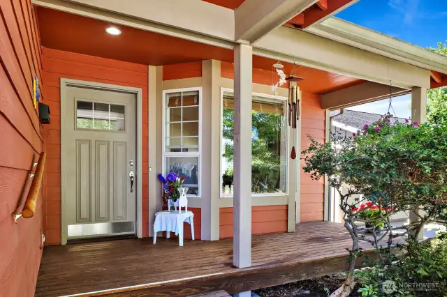 Featuring a covered front porch to enjoy this quiet neighborhood...