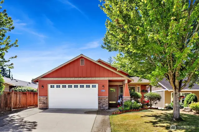 This home features a 2 car garage and mostly fenced yard. Pristinely cared for, it is ready for you!