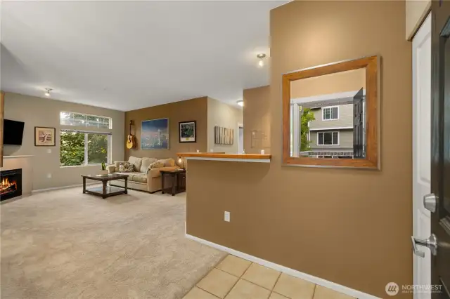 Open concept living space