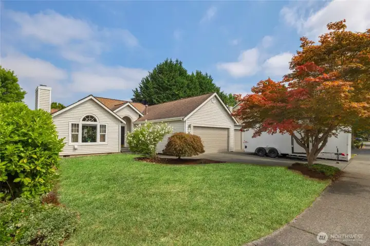 Lovely corner lot.