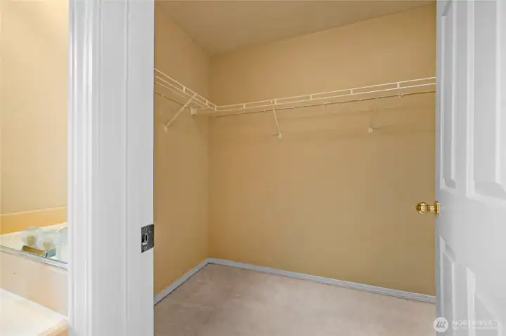 Walk in closet.
