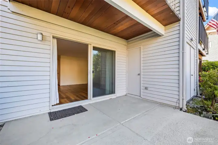 Back patio