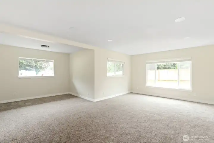 Open dining living