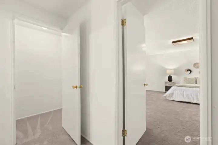 Tons of storage space and 3/4 bath.