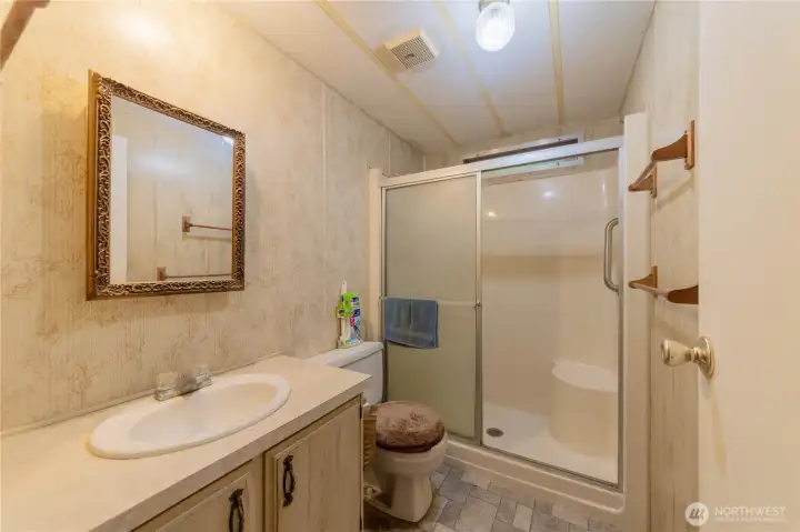 There is an additional full bath that needs the floor rreplaced, pluus other repairs