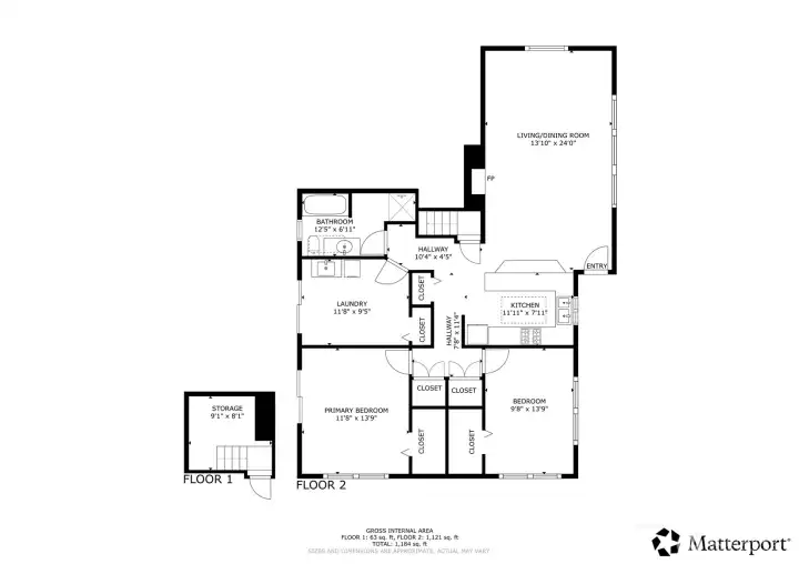 Main house floorplan.