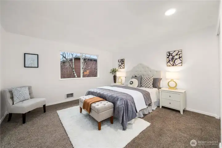 Master bedroom upstairs