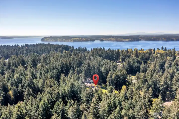 Aerial of the surrounding community