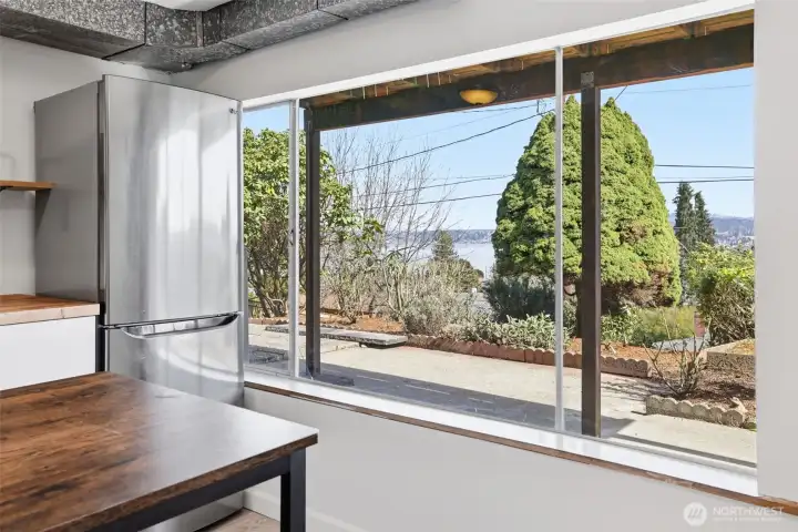 A view from the lower level too.