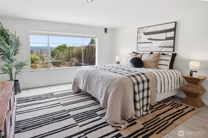 Lower level bedroom.