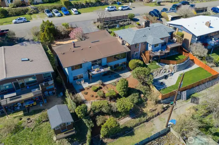 View of the lot from above.