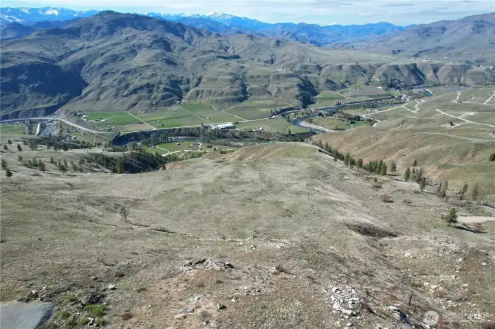 Aerial of western view.