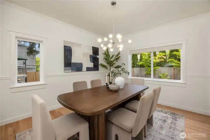 The formal dining room.