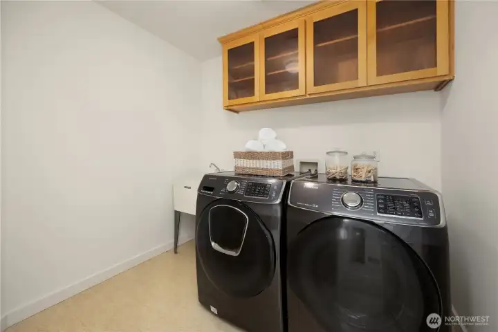 The laundry is on the second floor!