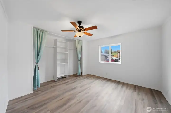 Fourth bedroom perfect for home office or flex space.