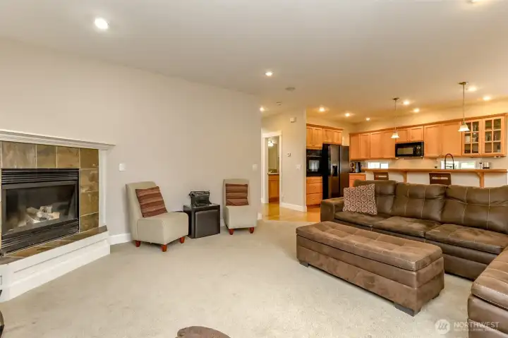 Canned lighting thru out the home.