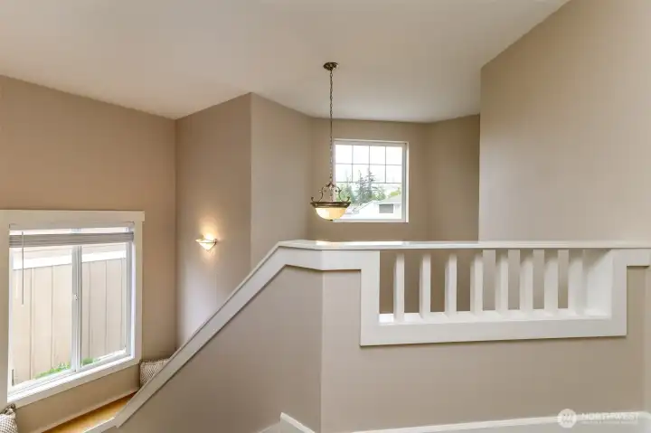 All of this is freshly painted! Love the natural light!