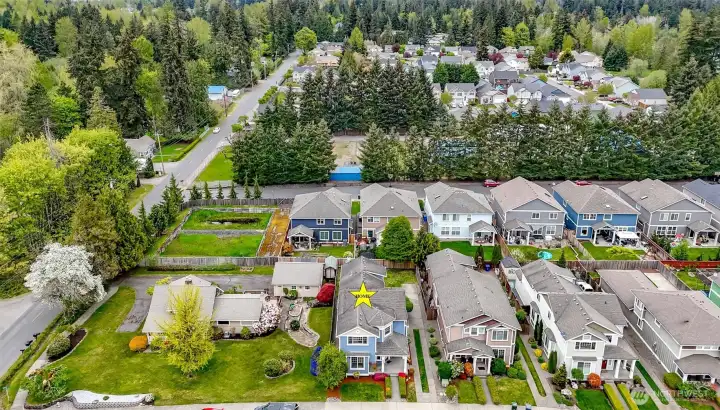 Located at the entrance next to a beautifully landscaped neighboring property, minimal traffic since it is a cul de sac  - no thru traffic!