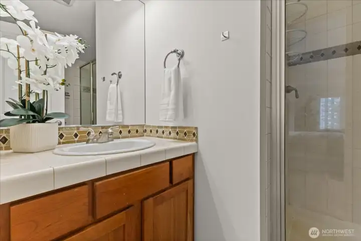 Primary suite includes a standing shower! Primary suite includes a standing shower!