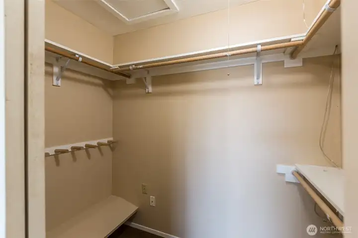 Walk-in closet in Bedroom #3