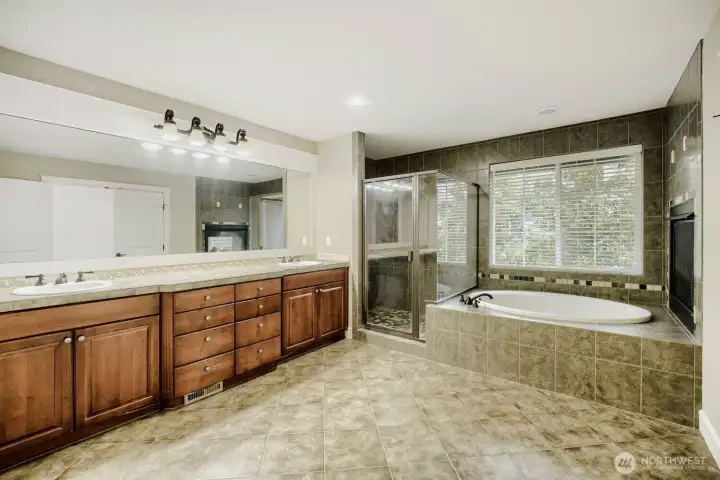 A spa-inspired primary bath for daily routines.