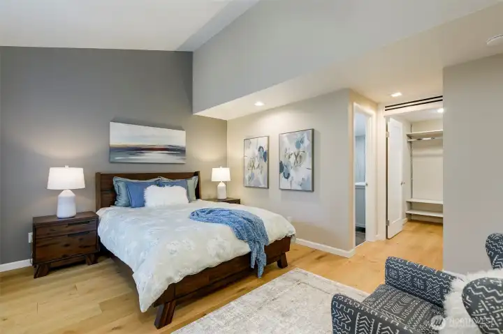 Primary Bedroom with Vaulted Ceilings Primary Bedroom with Vaulted Ceilings