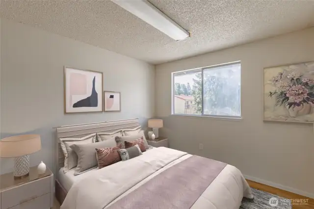 Additional bedroom 2. Virtually staged.
