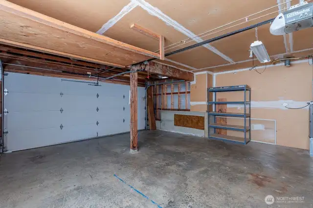 2-car garage.