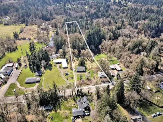 Aerial of property.