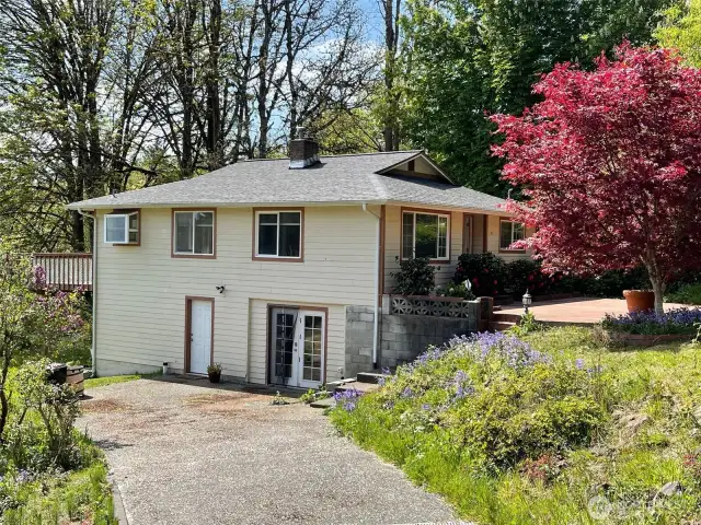 Main house with 2 separate living spaces.