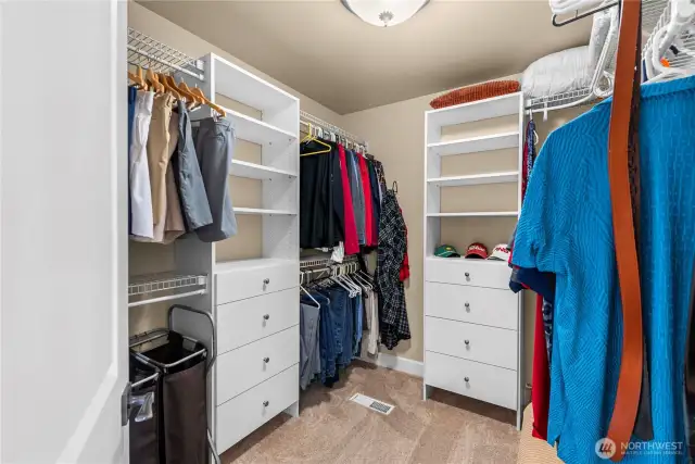 Primary closet