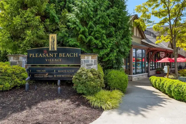 Just minutes from Pleasant Beach Village providing easy access too all it has to offer.