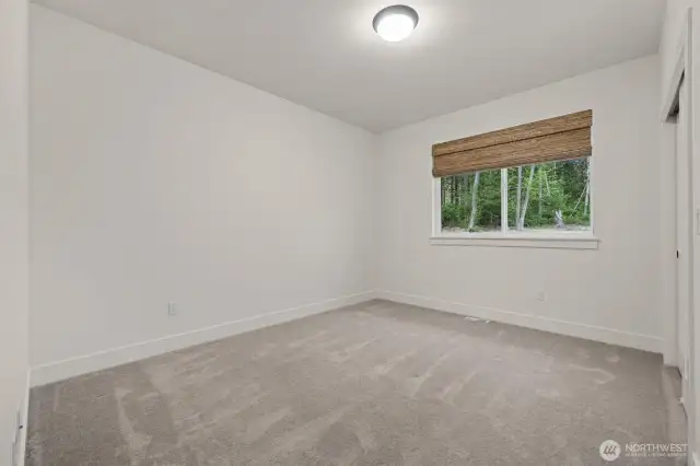 Bedroom 3 facing the back yard