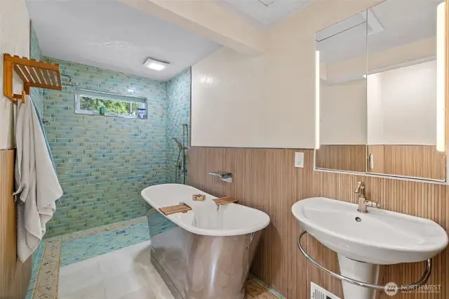 Custom Bathroom on the Main Floor.
