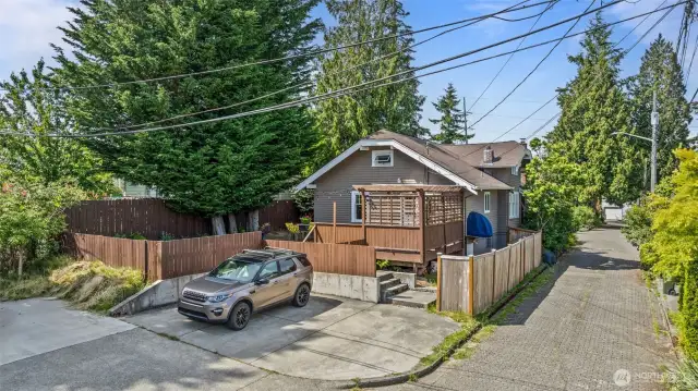 Back of Home (With Parking Area)