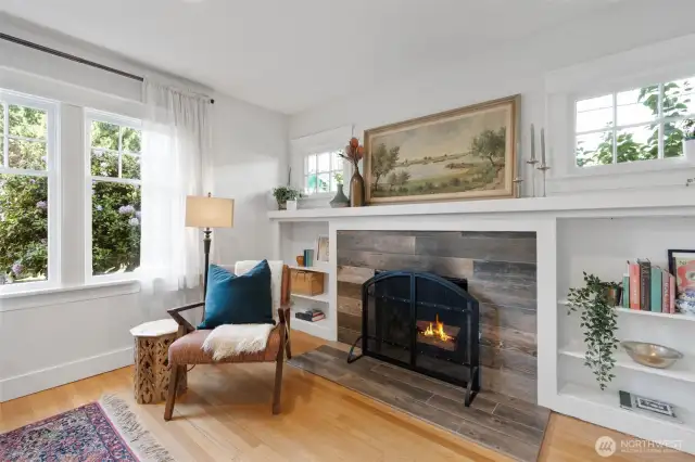 Living Room and Fireplace