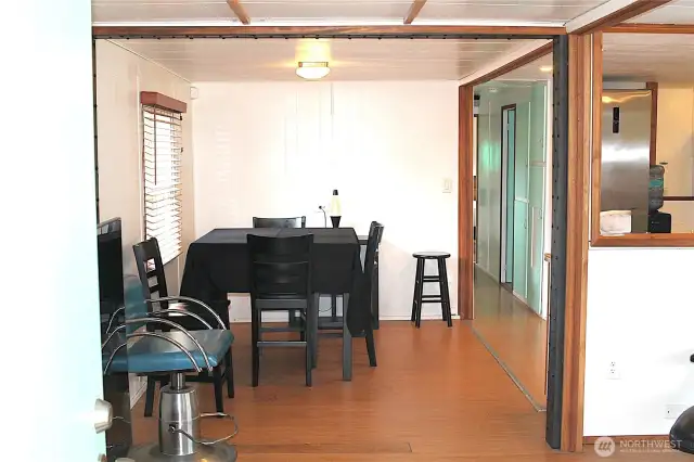 ---  the dining area.