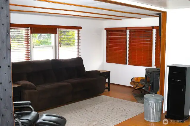 The living room with its --