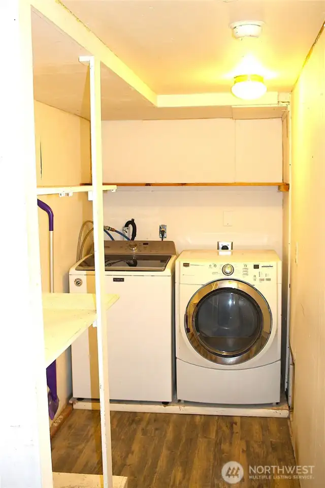 -- Laundry and Storage room.