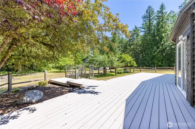 Entertainment sized deck