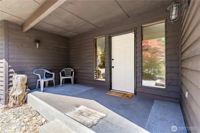 Covered front entry