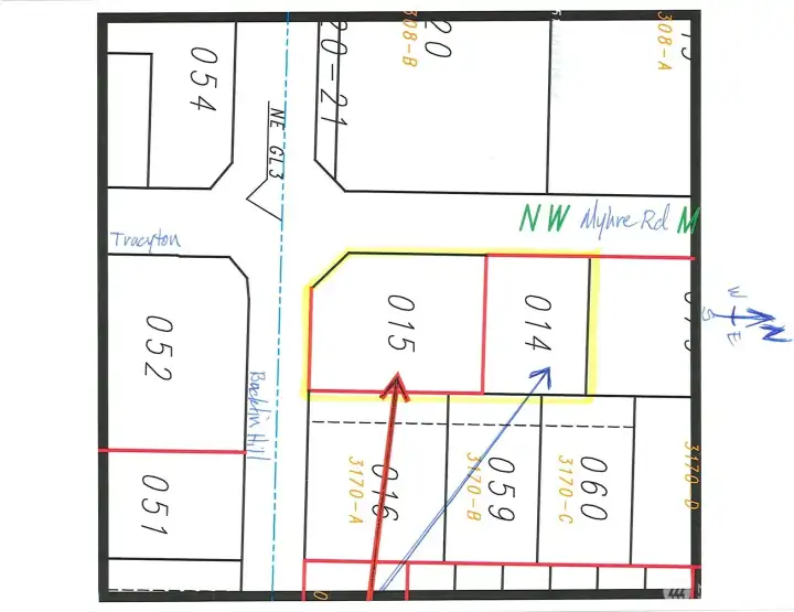 Both separate tax parcels properties are being sold together.