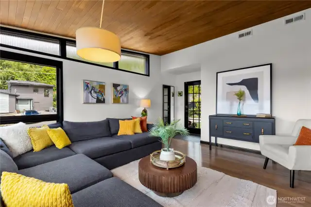 Generous living space. Cozy for family yet big enough for large gatherings.