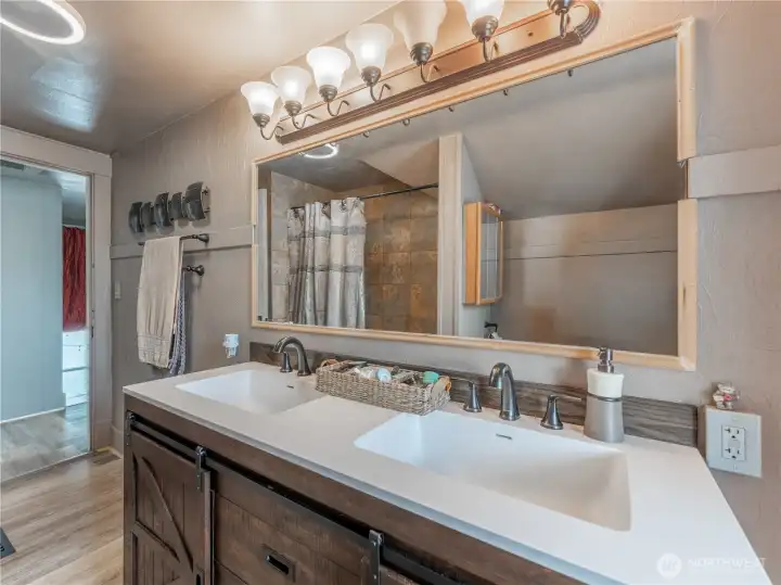 New Vanity in Upstairs Bathroom