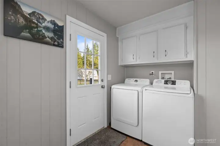 Dedicated laundry room